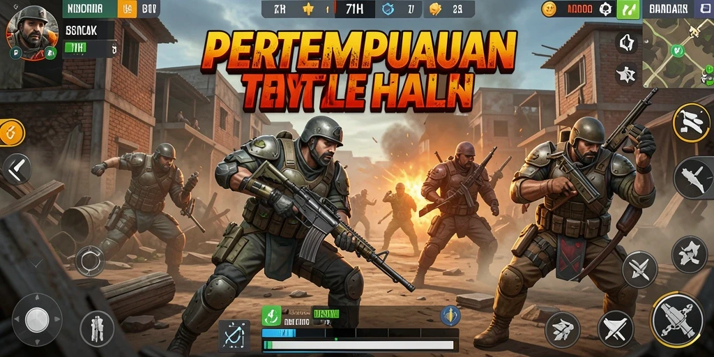 Tampilan aksi intense di battlefield 71H yang mendebarkan.
