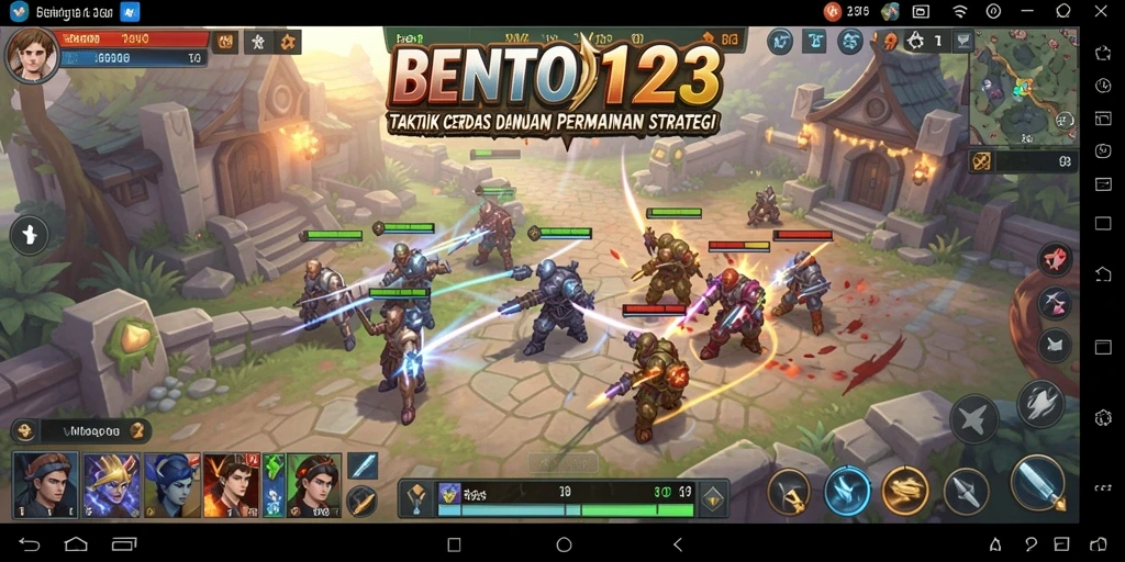 Screenshot BENTO123 menunjukkan aksi strategi yang mendebarkan.