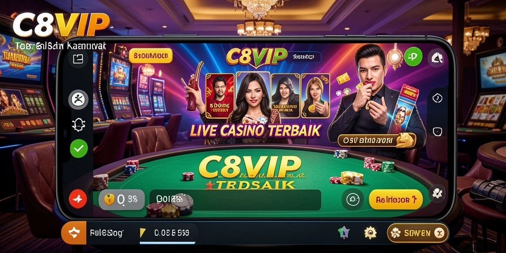Tampilan gameplay langsung dari dealer profesional di C8VIP.