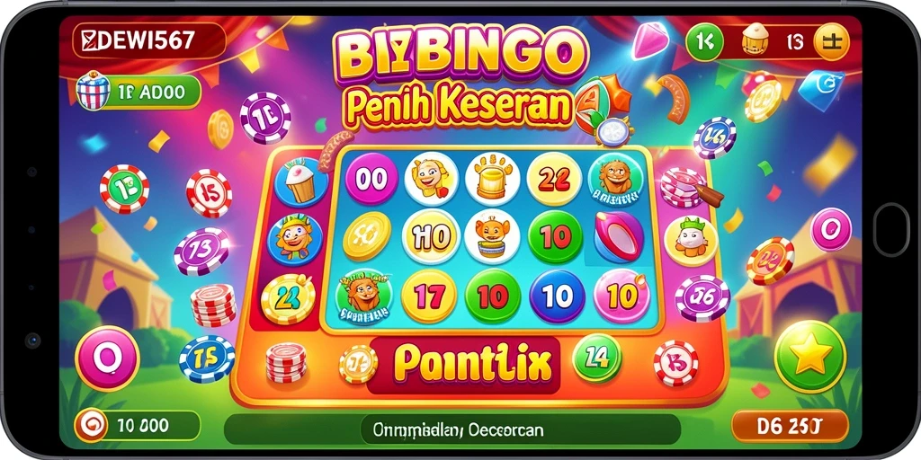 Screenshot gameplay DEWI567 menampilkan keseruan permainan Bingo.