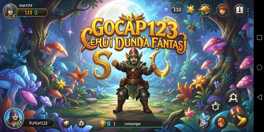 Screenshot gameplay GOCAP123 dengan aksi petualangan seru.