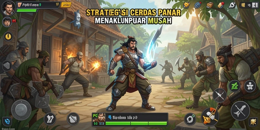 Screenshot utama PG11 menampilkan aksi strategis yang mendebarkan.