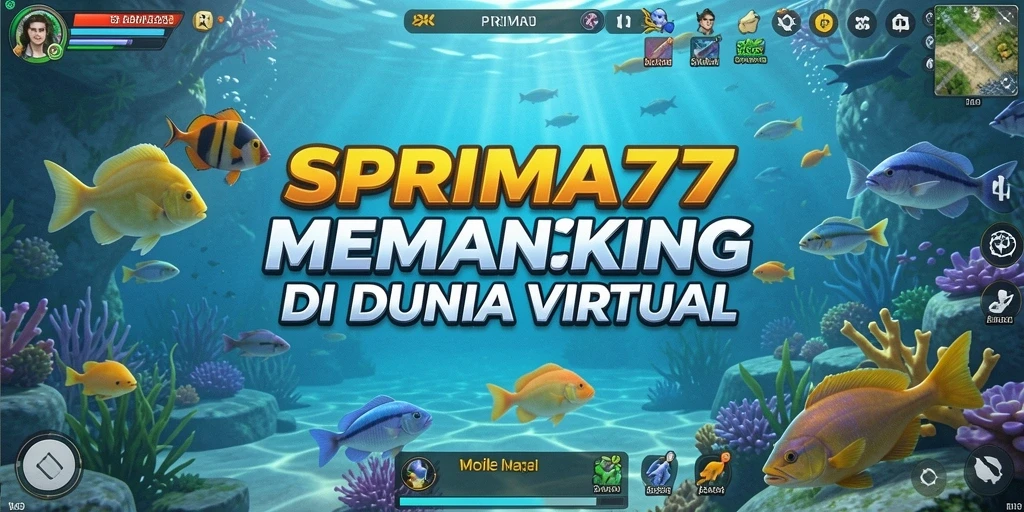 Screenshot utama PRIMA77 menampilkan aksi memancing yang seru dan menantang.