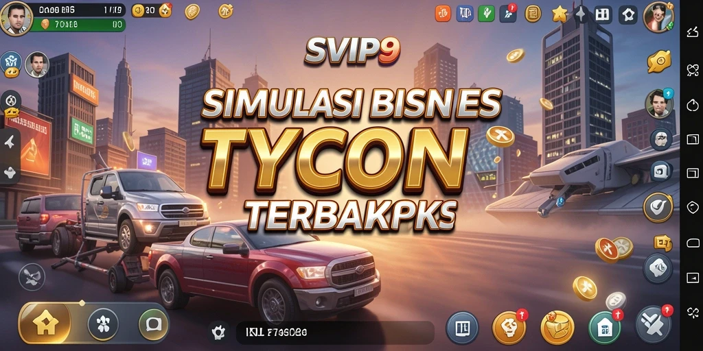Screenshot gameplay SVIP9 menampilkan aksi simulasi bisnis Tycoon yang menarik.