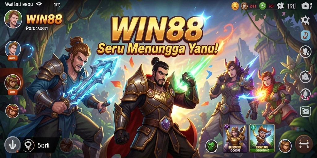 Screenshot utama WIN88 menampilkan aksi mendebarkan dalam dunia petualangan.